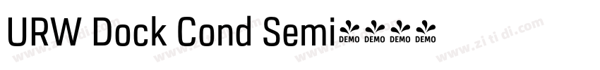 URW Dock Cond Semi字体转换